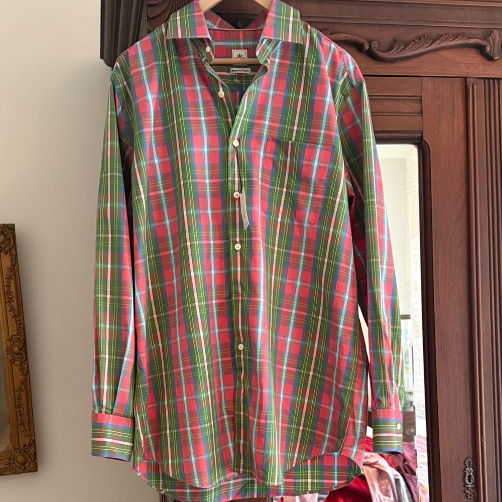Peter Millar Multicolor Plaid Button-Down Shirt